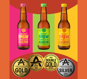 Brew Kombucha Wins at The 2020 Aurora International Taste Challenge!